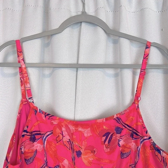 NWT Torrid Pink Floral Dress Size M/L - Picture 10 of 11
